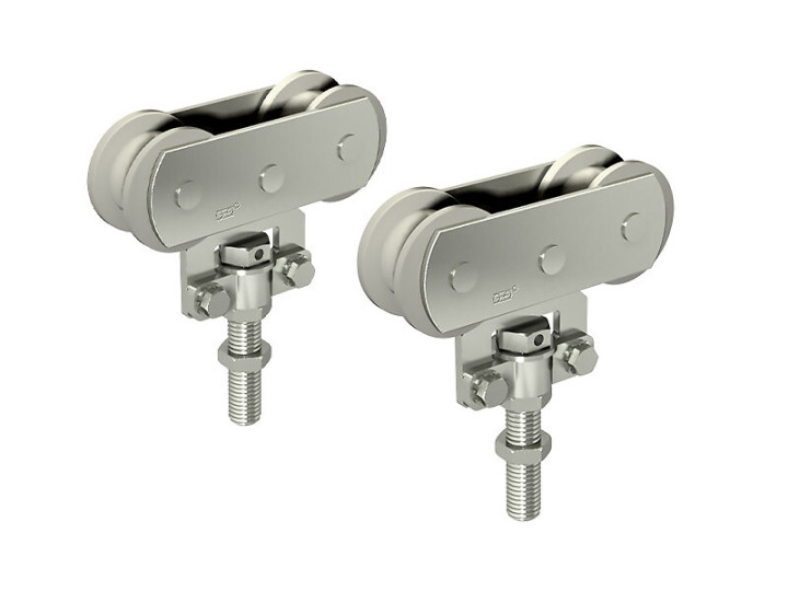 Kit de 2 montures fixation sur chant