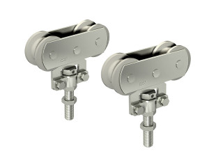 Kit de 2 montures fixation sur chant