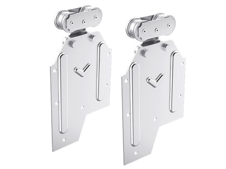 Kit de 2 montures fixation sur plat