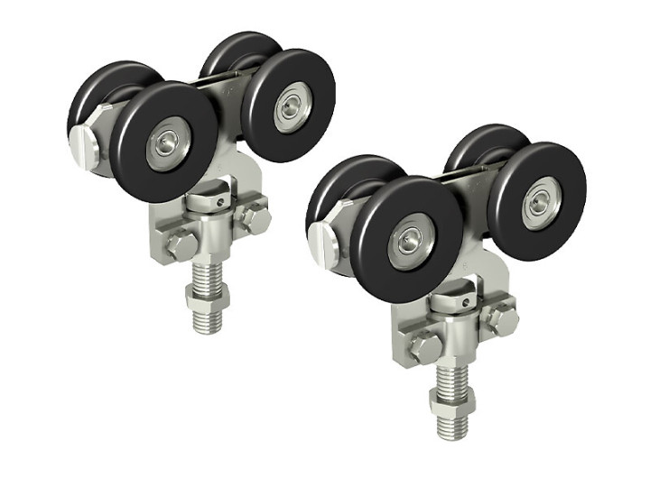 Kit de 2 montures fixation sur chant
