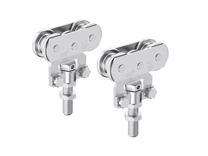 Set de 2 montures fixation sur chant