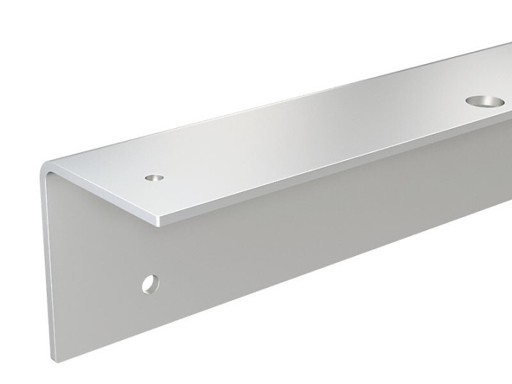 Équerre de fixation murale en acier zingué - porte 1030 mm