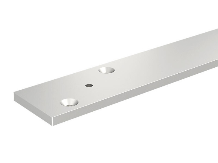 Plaque de fixation au plafond en acier zingué - porte 1030 mm