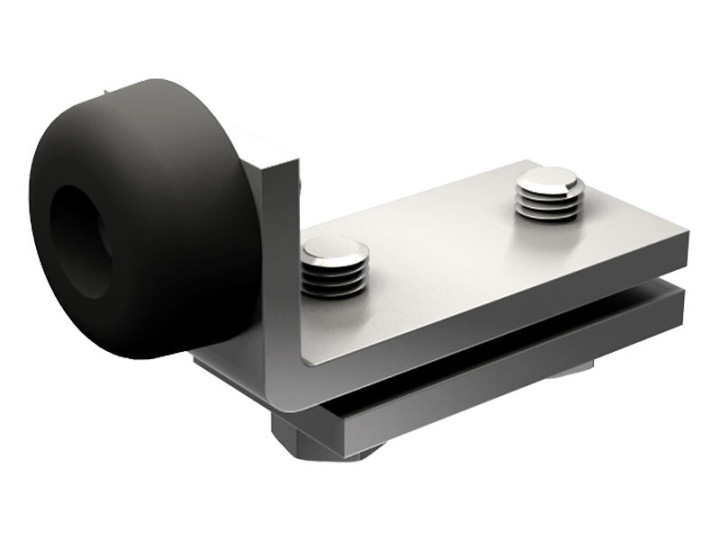 Butée de rail en inox 