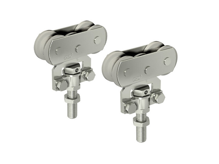 Kit de 2 montures fixation sur chant