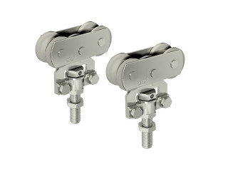 Kit de 2 montures fixation sur chant