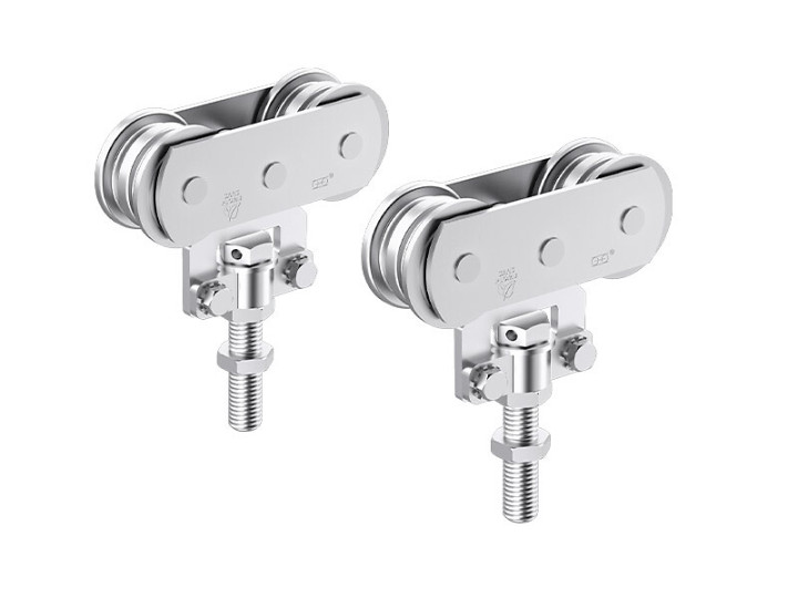 Kit de 2 montures fixation sur chant