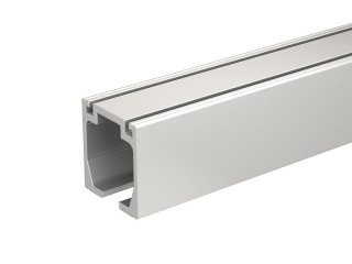 Rail en aluminium brut - 3 m