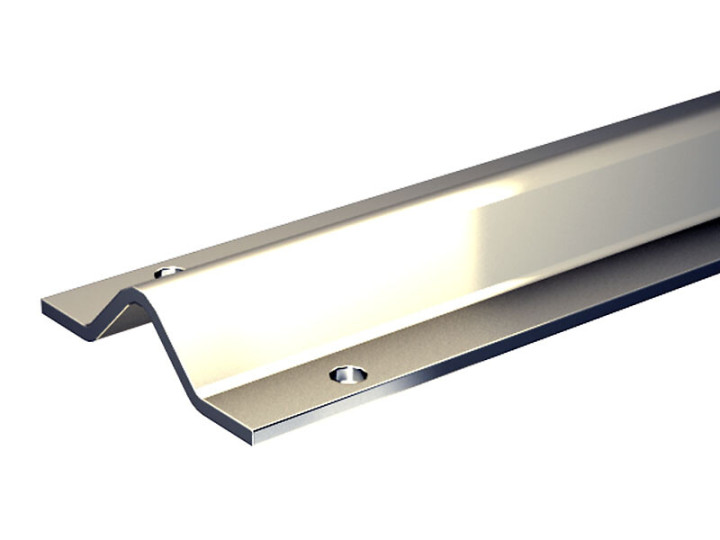 Rail en acier galvanisé - 3 m