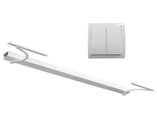 Motorisation filaire WIBAT® linteau - baie de 1850 à 2400 mm - blanc