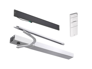 Motorisation radio pour volet 2 battants WIBAT® linteau solaire - baie de 400 à 800 mm - brut