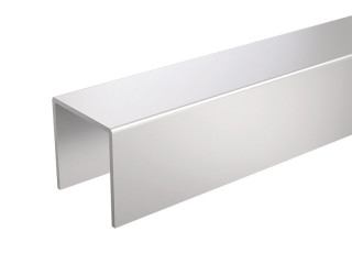 Profil U 30 x 30 mm en acier galvanisé - 3 m