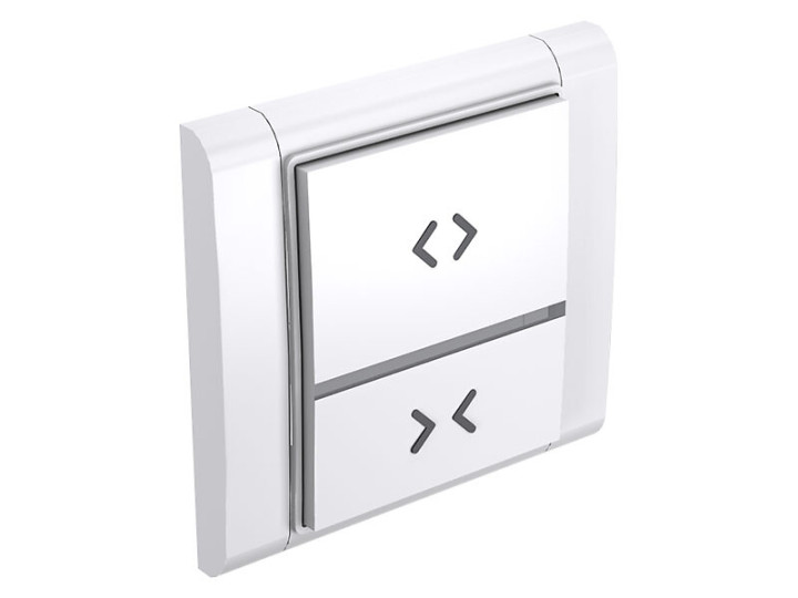 Interrupteur radio programmable 2 poussoirs pour portes et volets