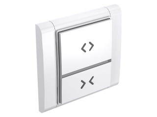 Interrupteur radio programmable 2 poussoirs pour portes et volets