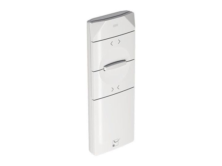 Télécommande radio pour motorisation solaire - blanche