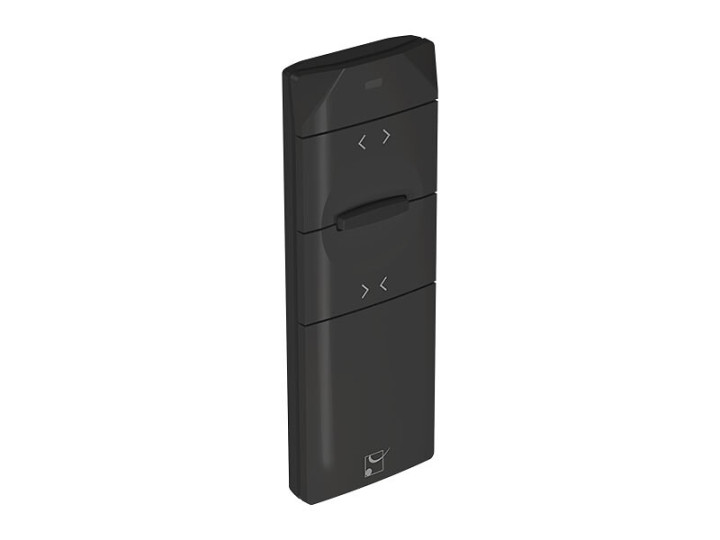 Télécommande radio pour motorisation solaire - noire