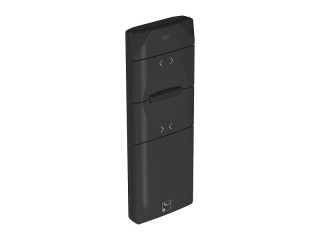 Télécommande radio pour motorisation solaire - noire