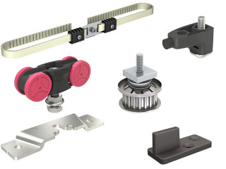 Garniture SAF pour porte motorisée 10-80 kg