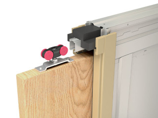 Kit caisson pour porte bois double