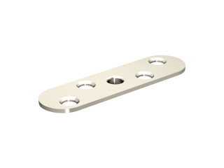Platine INOX 304L pour fixation sur chant