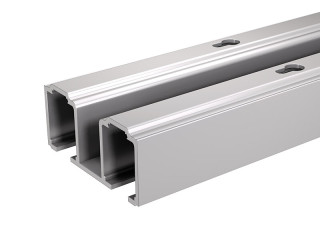 Rail double en aluminium - 1,40 m