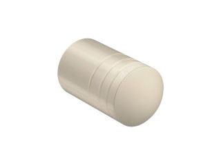 Butée en composite avec tampon élastomère pour volet battant - beige