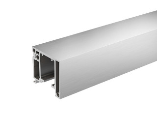 Kit rail anodisé brossé naturel - 1,95 m